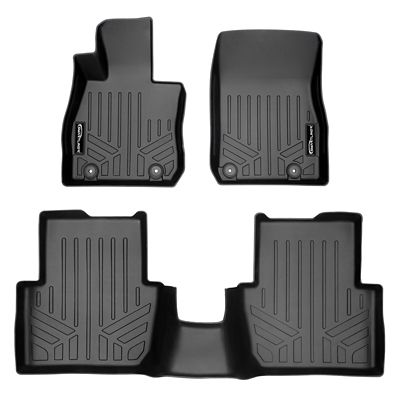 SMARTLINER 3 Rows Custom Fit Floor Liners for 2025-2025 Kia EV6, Electric, 1st Row Fits Models Power Seats and Not Manual