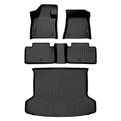 SMARTLINER 2nd Row Custom Fit Floor Liners Compatible with 2015-2017 BMW X3 28i, Gasoline