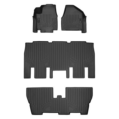SMARTLINER 2nd Row Custom Fit Floor Liners Compatible with 2013-2024 Toyota 4Runner, Gasoline
