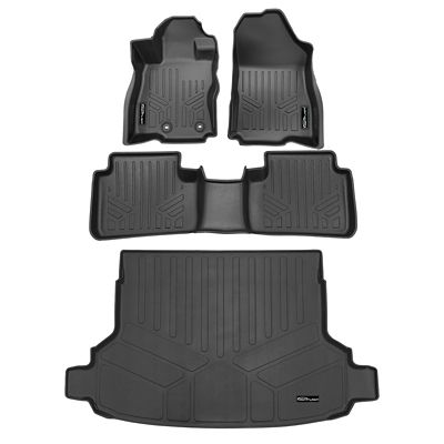 SMARTLINER 3 Rows Custom Fit Floor Liners Compatible with 2012-2014 Toyota Camry, Gasoline