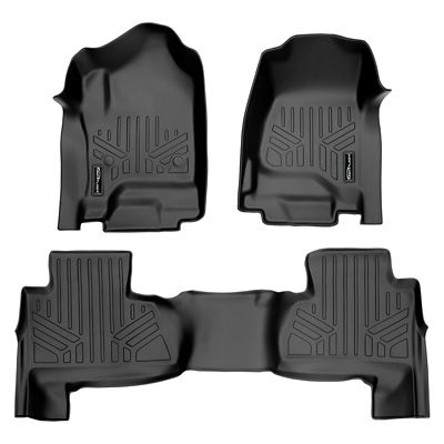 SMARTLINER 3 Rows Custom Fit Floor Liners Compatible with 2020-2025 Hyundai Venue, Gasoline, Cargo Liner Fits in Lower Position
