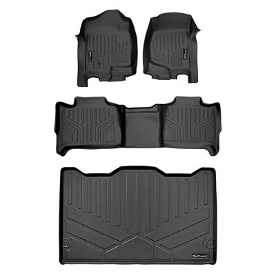SMARTLINER 3 Row Floor Liners For 2007 - 2014 Chevrolet Suburban 7 Passenger And 8 Passenger
