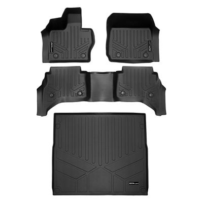 SMARTLINER 2nd Row Custom Fit Floor Liners Compatible with 2020-2021 Nissan Sentra, Gasoline
