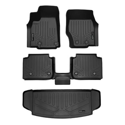 SMARTLINER 3 Row Floor Liners for 2021 - 2025 Jeep Grand Cherokee L 6 Passenger (4)