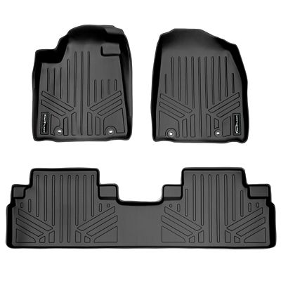 SMARTLINER 3 Rows Custom Fit Floor Liners Compatible with 2023-2025 Mercedes-Benz EQE Sedan, Electric, Fits Sedan