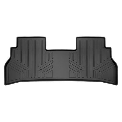 SMARTLINER 2 Rows Custom Fit Floor Liners Compatible with 2015-2019 Chevrolet Silverado 2500 HD Double Cab, Gasoline,