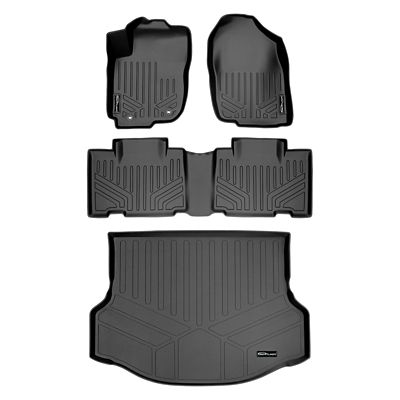 SMARTLINER 1st Row Custom Fit Floor Liners Compatible with 2018-2024 Buick Enclave, Gasoline