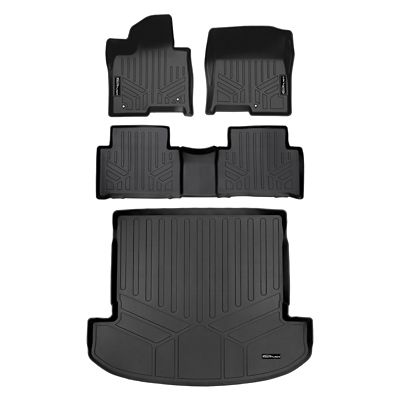 SMARTLINER 2 Rows Custom Fit Floor Liners Compatible with 2014-2019 Mercedes-Benz AMG CLA 45, Gasoline