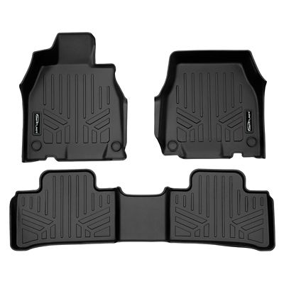SMARTLINER 1st Row Custom Fit Floor Liners Compatible with 2022-2025 Jeep Grand Cherokee 4xe, Hybdrid