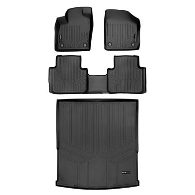 SMARTLINER 2 Rows Custom Fit Floor Liners Compatible with 2019-2025 Cadillac XT4, Gasoline