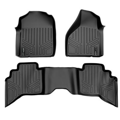 SMARTLINER 4 Rows Custom Fit Floor Liners Compatible with 2018-2024 Buick Enclave 7 Passenger, Gasoline