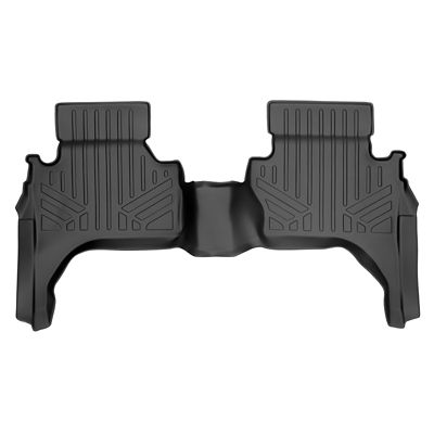 SMARTLINER 4 Rows Custom Fit Floor Liners Compatible with 2008-2020 Dodge Grand Caravan, Gasoline, 1st Row, Stow -n Go