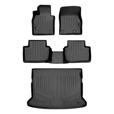 SMARTLINER 2 Rows Custom Fit Floor Liners Compatible with 2013-2015 Mercedes-Benz AMG ML 63, Gasoline