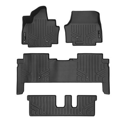 SMARTLINER 2nd Row Custom Fit Floor Liners Compatible with 2025-2025 Kia K4, Gasoline