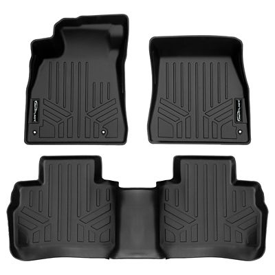 SMARTLINER Bedliner Custom Fit UTV Floor Mats Compatible with 2020-2024 Polaris RZR Turbo R, Gasoline, 2 and 4 Seater