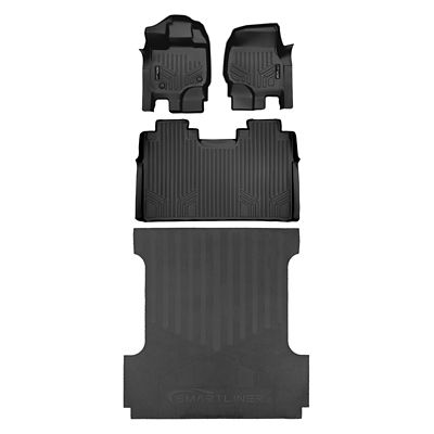 SMARTLINER 3 Row Floor Liners for 2015 - 2025 ford F-150 Super Crew (5)