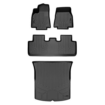 SMARTLINER 1st Row Custom Fit Floor Liners Compatible with 2019-2025 Mazda 3 Hatchback, Gasoline