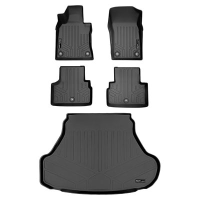SMARTLINER 2 Rows Custom Fit Floor Liners Compatible with 2020-2025 Audi RS Q8, Gasoline