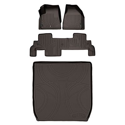 SMARTLINER 1st Row Custom Fit Floor Liners Compatible with 2013-2016 Ford Fusion, Gasoline