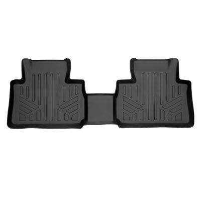 SMARTLINER 2 Rows Custom Fit Floor Liners Compatible with 2019-2025 Chevrolet Silverado 1500 Crew Cab, Gasoline, 1st Row