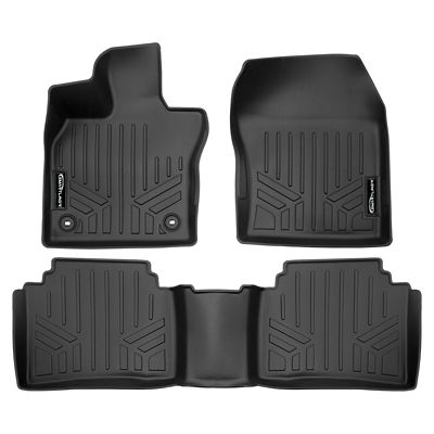 SMARTLINER 3rd Row Custom Fit Floor Liners Compatible with 2008-2011 Toyota Sequoia, Gasoline, Fits 2nd Row Bench Seats