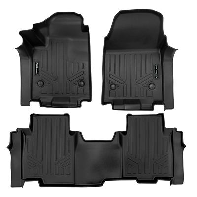 SMARTLINER Cargo Custom Fit Floor Liners Compatible with 2017-2025 Audi A4 / S4 Sedan / A4 Allroad Sedan, Gasoline