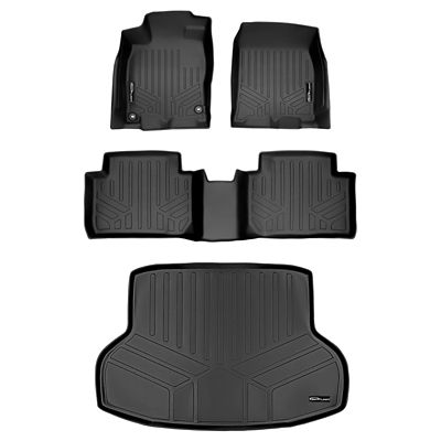 SMARTLINER 2nd Row Custom Fit Floor Liners Compatible with 2021-2024 Kia K5, Gasoline, Fits AWD Models
