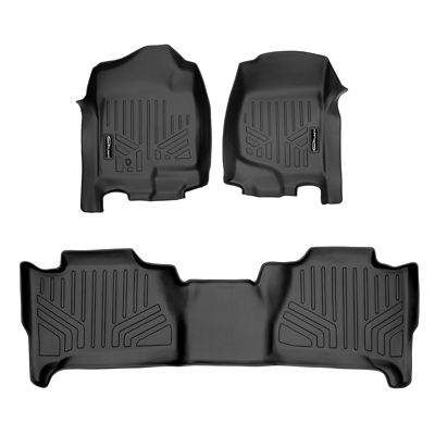SMARTLINER 3 Rows Custom Fit Floor Liners for 2020-2023 Audi e-tron Sportback, Electric, Fits without 2nd Row Floor Retention