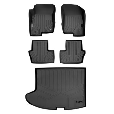 SMARTLINER 2 Rows Custom Fit Floor Liners Compatible with 2013-2013 Infiniti JX35, Gasoline
