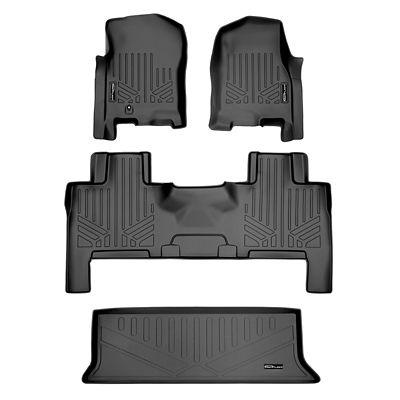 SMARTLINER 3 Rows Custom Fit Floor Liners Compatible with 2021-2024 Volvo XC40 Recharge, Electric