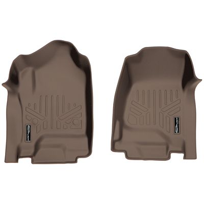SMARTLINER 2 Rows Custom Fit Floor Liners Compatible with 2015-2019 GMC Sierra 3500 HD Double Cab, Gasoline, Carpet, Not 4x4