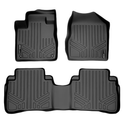 SMARTLINER 2nd Row Custom Fit Floor Liners for 2007-2013 Chevrolet Avalanche, Gasoline, 2007 all2008-2013 1st Row Bucket