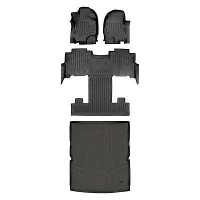 SMARTLINER 4 Row Floor Liners for 2018 - 2025 ford Expedition Max 7 Passenger