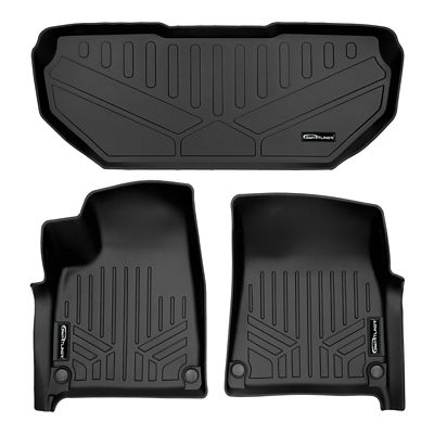 SMARTLINER Front Trunk Custom Fit Floor Liners for 2022-2024 Rivian R1S 7 Passenger and SUV, Electric, Front Storage Under Hood