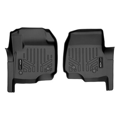 SMARTLINER 3 Rows Custom Fit Floor Liners for 2011-2013 Jeep Wrangler Unlimited 4 Door, Gasoline, TrimLine for Subwoofer