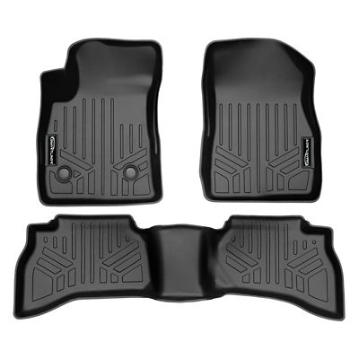 SMARTLINER 2nd Row Custom Fit UTV Floor Mats Compatible with 2019-2026 Can-Am Maverick Sport 4 Seater, Gasoline, Fits all Trims