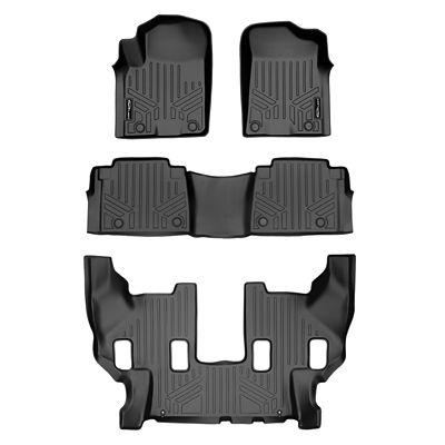 SMARTLINER 3 Row Floor Liners for 2019 - 2024 Nissan Armada 7 Passenger