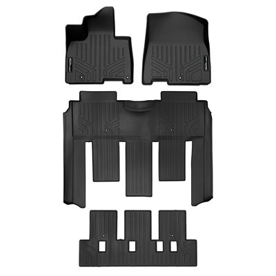SMARTLINER 2nd Row Custom Fit Floor Liners Compatible with 2019-2025 Toyota RAV4, Gasoline
