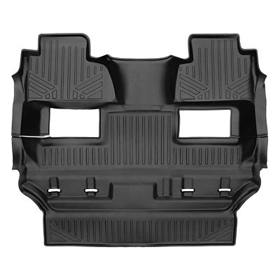 SMARTLINER 2 Rows Custom Fit Floor Liners Compatible with 2008-2011 Toyota Sequoia, Gasoline, 2nd Row Bench Seats