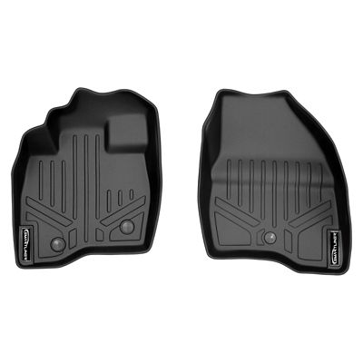 SMARTLINER 2 Rows Custom Fit Floor Liners Compatible with 2023-2025 Chevrolet Colorado Crew Cab, Gasoline, Carpet