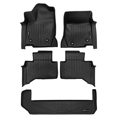 SMARTLINER 2nd Row Custom Fit Floor Liners Compatible with 2015-2019 Volkswagen Golf R, Gasoline