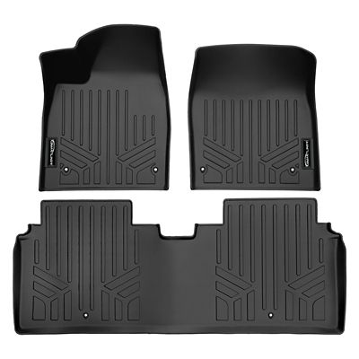 SMARTLINER 3rd Row Custom Fit Floor Liners for 2023-2025 Jeep Wagoneer L 7 Passenger, Gasoline, Fits 2nd Row Bucket Seats