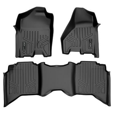 SMARTLINER 2 Row Floor Liners For 2010 - 2011 Ram 3500 Crew Cab