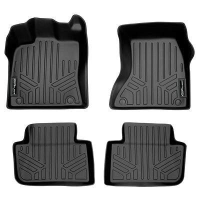 SMARTLINER 2 Rows Custom Fit Floor Liners for 2007-2013 Chevrolet Avalanche, Gasoline, 2007 all2008-2013 1st Row Bucket