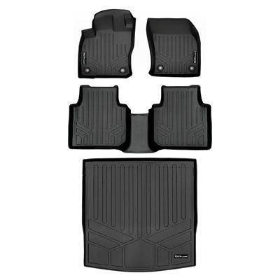 SMARTLINER 2 Rows Custom Fit Floor Liners Compatible with 2019-2020 Infiniti QX50, Gasoline