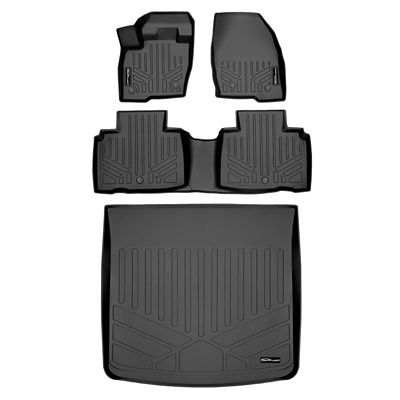 SMARTLINER 1st Row Custom Fit Floor Liners Compatible with 2022-2022 Jeep Grand Cherokee WK, Gasoline, Fits WK Models