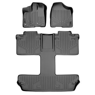 SMARTLINER 1st Row Custom Fit Floor Liners Compatible with 2019-2023 Mercedes-Benz AMG E 53 Cabriolet, Gasoline