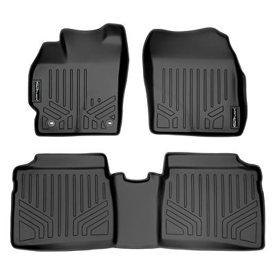 SMARTLINER 3rd Row Custom Fit Floor Liners for 2020-2025 Hyundai Palisade 8 Passenger, Gasoline, Fits 2nd Row bech Seats