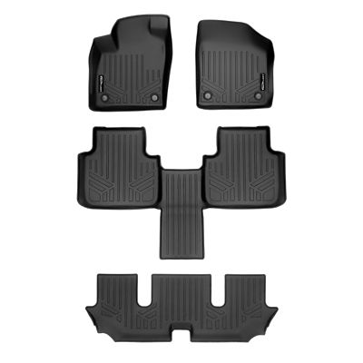 SMARTLINER 2 Rows Custom Fit Floor Liners Compatible with 2019-2025 Audi Q3, Gasoline