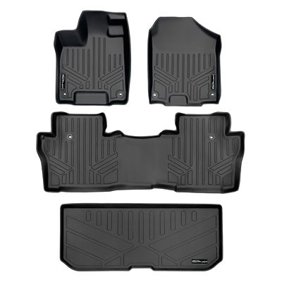 SMARTLINER 3 Rows Custom Fit Floor Liners Compatible with 2023-2025 Mazda CX50, Gasoline, Fits All Trims